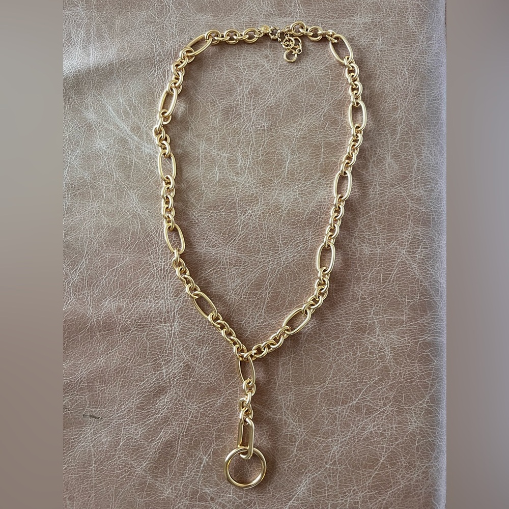 J. Crew Elegant Gold Chain Necklace